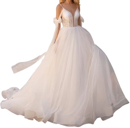Boho wedding dress, Ivory lace dress, Beach wedding dress, A-line wedding dress, Open shoulders wedding dress, Wedding gown