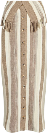 Jonathan Simkhai Lenny Midi Skirt In Multi | INTERMIX®