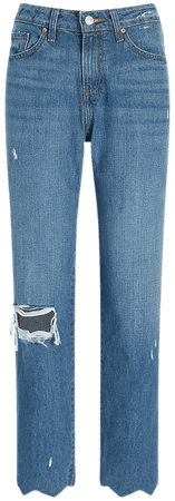 Conscious Edit Mid Rise Ripped Boyfriend Jeans | Express