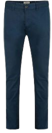 Details about Lee Cooper Mens Coborn Chinos Slim Fit Cotton Trousers Navy Blue Chino Pants