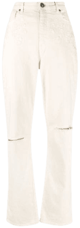 Etro high-waisted Straight Leg Jeans - Farfetch