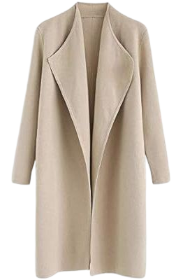LILLUSORY Women's Long Wool Cardigan Sweaters Oversized Fall Dressy Coatigan Light Casual Jackets Knit Winter Coats at Amazon Women’s Clothing store
