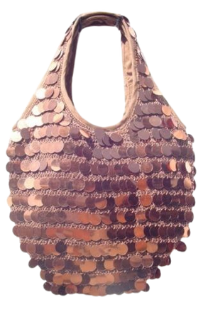 New Bronze Brown Sequin Hobo Bag Purse Handbag 633556767709 | eBay