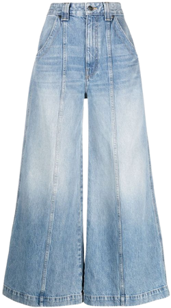 KHAITE Jackie wide-leg Jeans - Farfetch