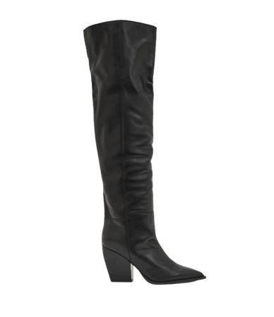 ALLSAINTS US: Womens Reina Leathers Boots (black)