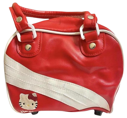 Hello Kitty Women's White and Red Bag | Depop