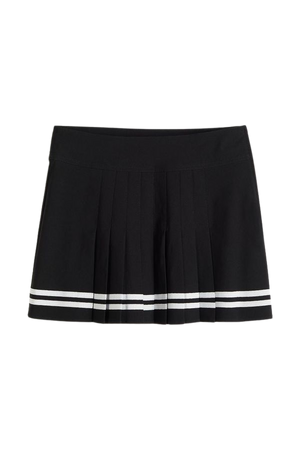Tennis Skirt - Black - Ladies | H&M US