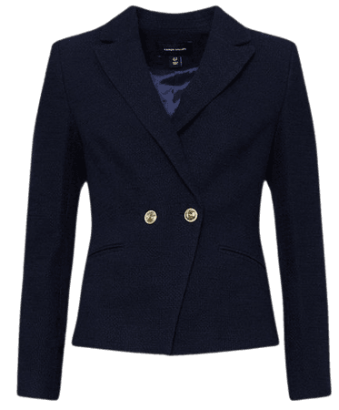 Navy Tweed Blazer | Karen Millen