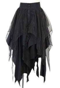 Layered Gothic Witch Skirt