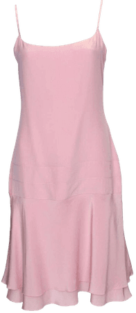 Vintage Chanel Pink Silk Slip Dress For Sale at 1stDibs | chanel slip dress, pink chanel dress, vintage chanel dress
