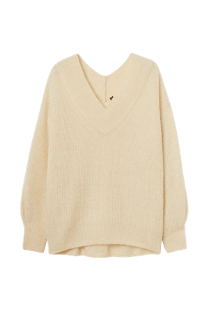 Knit Sweater - Light yellow - Ladies | H&M US