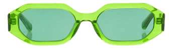 Irene Hexagonal-Frame Acetate Sunglasses By The Attico | Moda Operandi