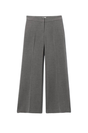 Cami Flared Tailored Trousers - Dark Grey - Weekday WW