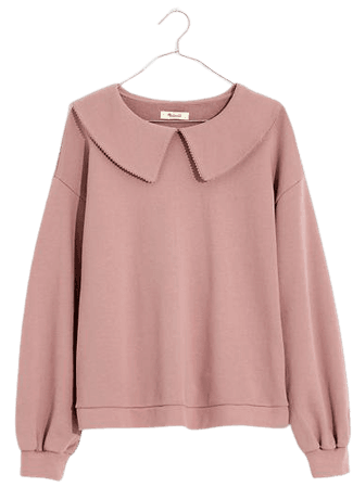 (Re)sourced Cotton Collared Sweatshirt