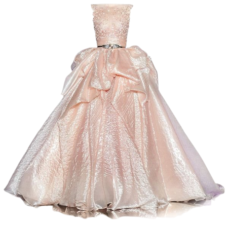 satinee.polyvore.com - Doll parts collection ❤ liked on Polyvore featuring dresses, gowns, pink ball gown, pink evening gowns, pin… | My Polyvore Finds | Pinte…