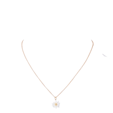 Gold Dainty Daisy Pendant Necklace | Claire's US