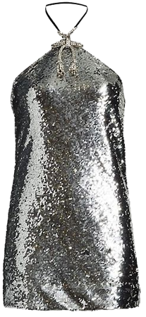 Shop Rodarte Sequin & Crystal Bow Mini Dress up to 70% Off | Saks Fifth Avenue