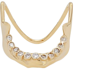 SARAH & SEBASTIAN | Mandible 10-karat gold diamond ring | NET-A-PORTER.COM