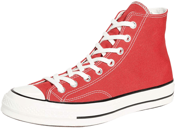 Amazon.com | Converse Men's Chuck Taylor All Star '70s High Top Sneakers, Enamel Red, 8.5 Medium US | Fashion Sneakers