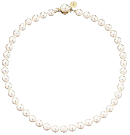Majorica 1 Row 8mm Pearl Necklace