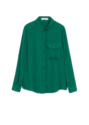 Flowy pocket blouse - Woman | Mango Bulgaria