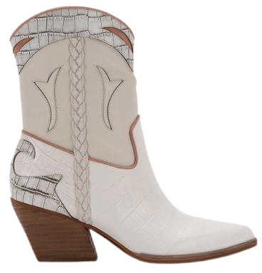 LORAL BOOTIES IN IVORY LEATHER – Dolce Vita