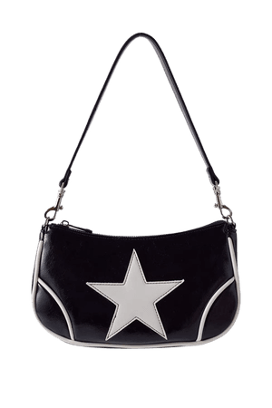 Daphne Moto Baguette Bag | Urban Outfitters