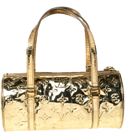 Louis Vuitton Gold Papillon Bag