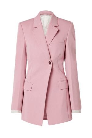 Baby pink Twill blazer | Peter Do | NET-A-PORTER