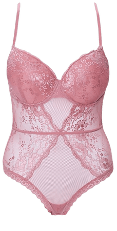 Lace pink bodysuit/lingerie
