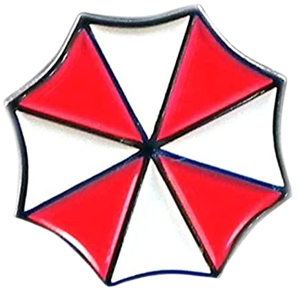 Resident Evil Umbrella Corporation Metal Pin Badge : Amazon.co.uk: Clothing