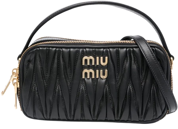 Miu Miu logo-lettering Metalassé Tote Bag - Farfetch