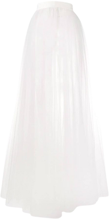 Loulou Tulle Skirt S6010001 White | Farfetch