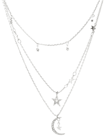 silver necklace