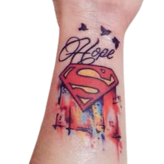 superman Supergirl tattoo