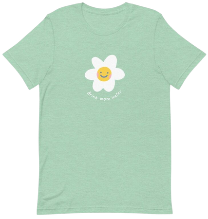 Drink More Water Kidcore Smiley Daisy Retro-Inspired 90s | Etsy