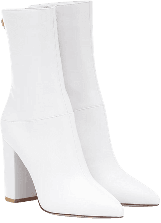 Valentino Garavani Leather Ankle Boots | Valentino - Mytheresa