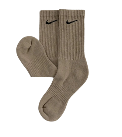 Nike brown socks