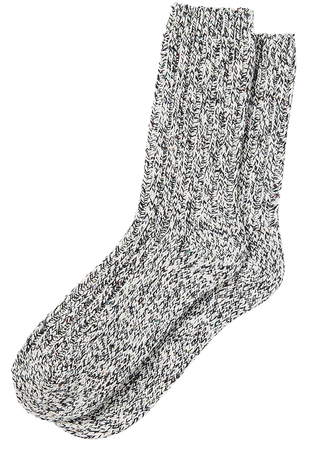 Marled Ribbed Boot Socks | Express