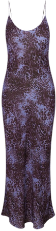 The Penelope Purple Leopard | Animal Print Maxi Dress | Réalisation Par