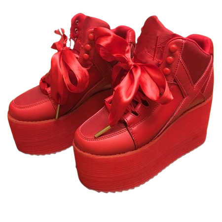 red platform sneaker - Google Search