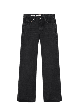 Wide leg high waist jeans - Women | Mango USA
