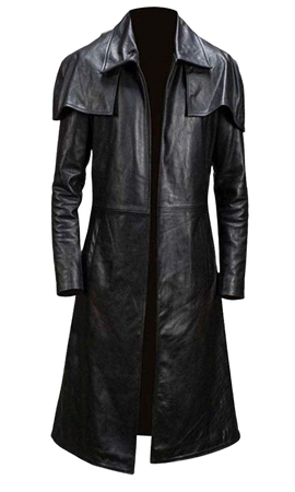 Fallout New Vegas Veteran Ranger Trench Coat Leather Jacket/Coat for Men