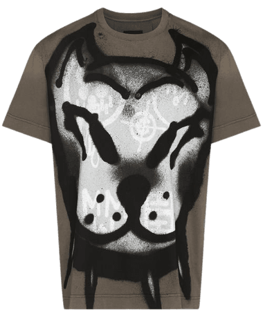 Shop Givenchy x Chito spray-paint effect T-shirt with Express Delivery - FARFETCH