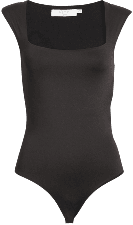 Cap Sleeve Square Neck Bodysuit | Nordstrom