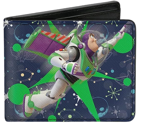 Amazon.com: Buckle-Down Men's Bifold Wallet Toy Story, 4.0" x 3.5" : Clothing, Shoes & Jewelry