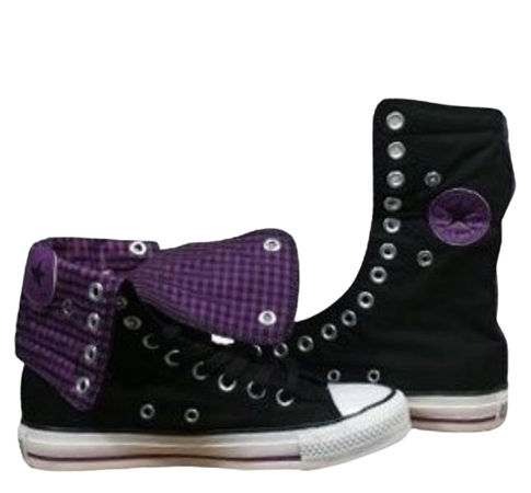 Black and Purple shoes