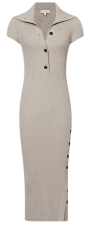 Reiss Neutral Mason Bodycon Knitted Dress | REISS USA