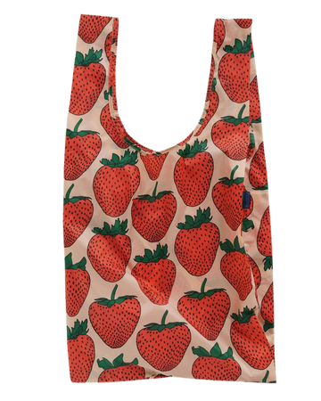 Big Baggu : Strawberry shopping bag tote - Baggu
