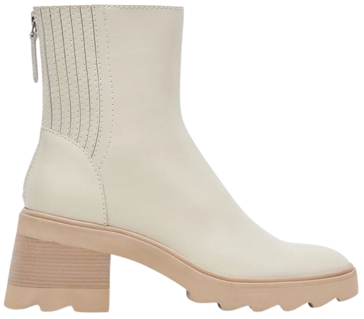 MARTEY H2O BOOTS IVORY LEATHER – Dolce Vita